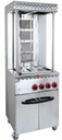 Commercial Single-Head Shawarma Machine with Cabinet