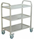   Commercial 3-Tier Stainless Steel Service Trolley D-14A