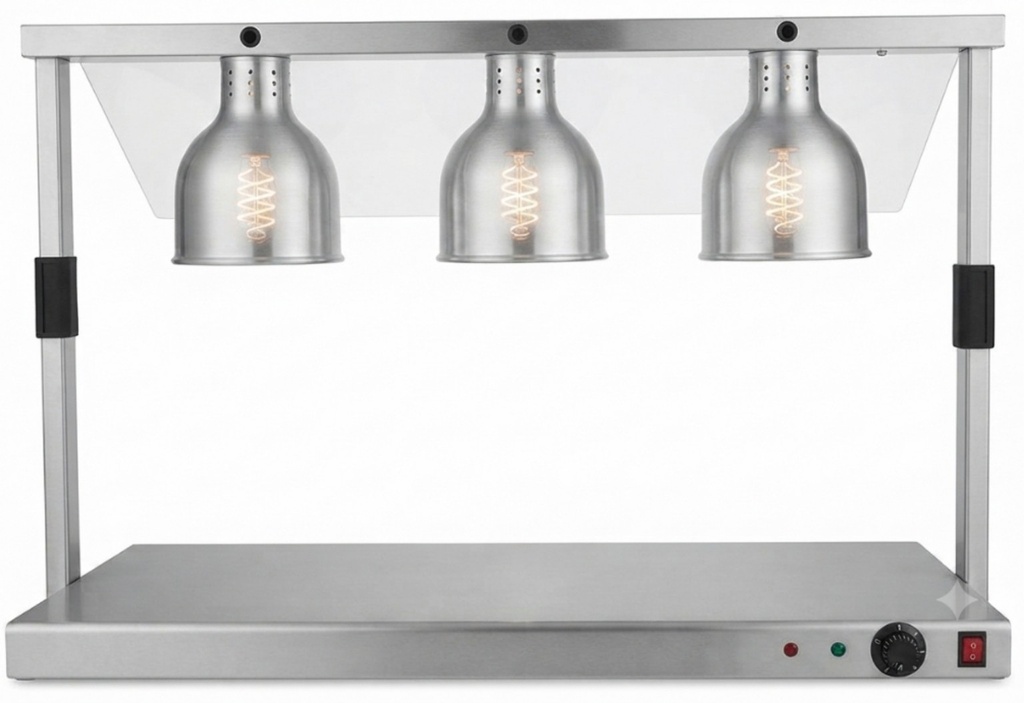Triple Heat Lamp Food Warmer BV-BWZ-3