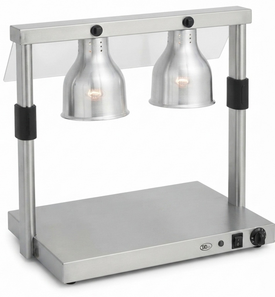 Dual Heat Lamp Food Warmer BV-BWZ-2