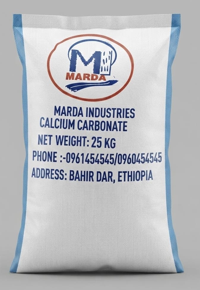 Marda Industries White Calcium Carbonate 25 KG