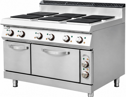  900 Series Electric 6-Hot Plate Cooker With Oven  