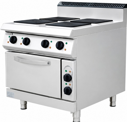 900 Series Electric 4-Hot Plate Cooker With Oven