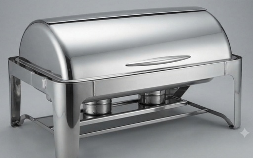 Stainless Steel Roll-Top Chafing Dish (Model: YF-721, 9L)