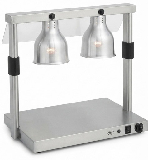 Dual Heat Lamp Food Warmer BV-BWZ-2